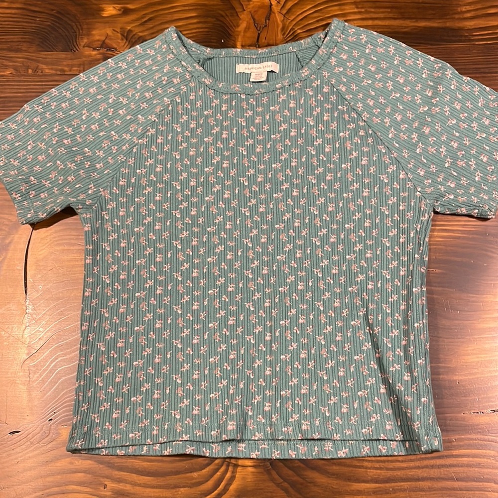 American Eagle crop t shirt